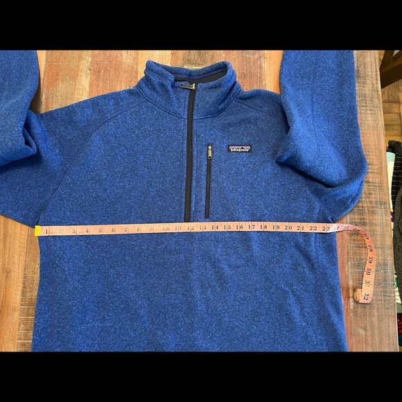 Patagonia Better Sweater 1/4 Zip XL in EUC Blue - Picture 4 of 6